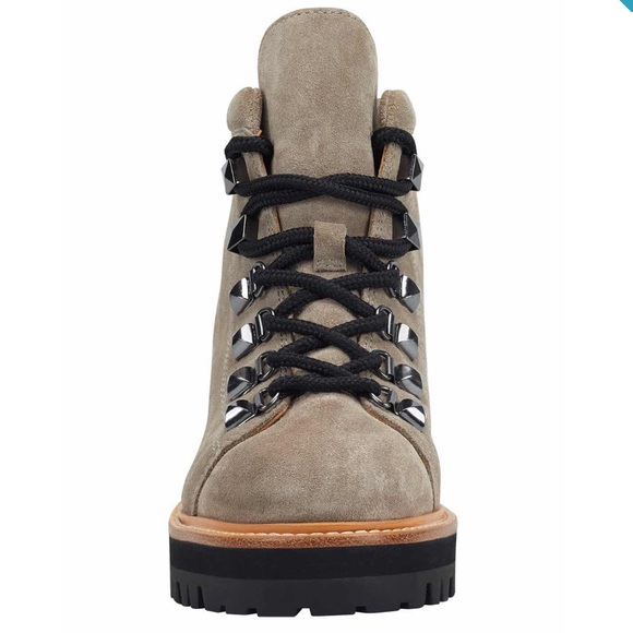 Marc Fisher Issy Leather Lace Up Boot - Picture 4 of 8